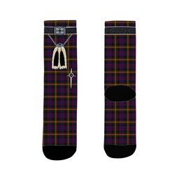 ScotsTee Shop Scottish MacSporran Clan Highland Kilt Sporran Tartan Socks