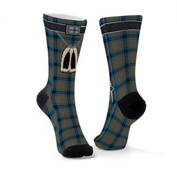 ScotsTee Shop Scottish Thomson Hunting Ancient Clan Highland Kilt Sporran Tartan Socks