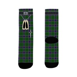 ScotsTee Shop Scottish Sinclair Green Clan Highland Kilt Sporran Tartan Socks