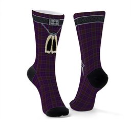 ScotsTee Shop Scottish Phillips Clan Highland Kilt Sporran Tartan Socks