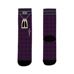 ScotsTee Shop Scottish Phillips Clan Highland Kilt Sporran Tartan Socks