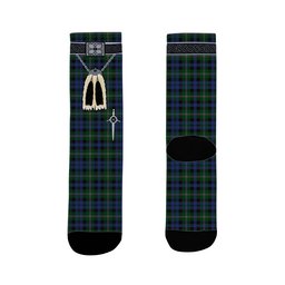ScotsTee Shop Scottish Stevenson Hunting Clan Highland Kilt Sporran Tartan Socks