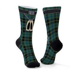 ScotsTee Shop Scottish Michaluk Clan Highland Kilt Sporran Tartan Socks