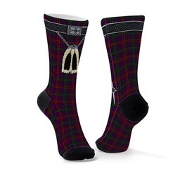 ScotsTee Shop Scottish Montgomrie or Montgomery of Eglinton Clan Highland Kilt Sporran Tartan Socks