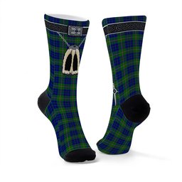 ScotsTee Shop Scottish Noel Clan Highland Kilt Sporran Tartan Socks