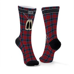 ScotsTee Shop Scottish MacTavish Clan Highland Kilt Sporran Tartan Socks