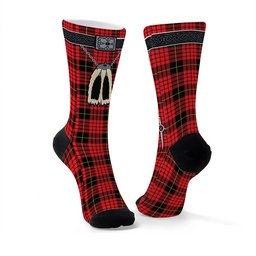 ScotsTee Shop Scottish Mcquain Modern Clan Highland Kilt Sporran Tartan Socks
