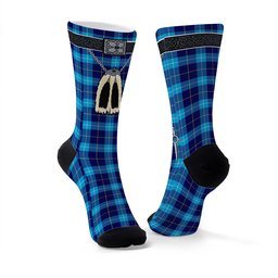 ScotsTee Shop Scottish McKerrell Clan Highland Kilt Sporran Tartan Socks