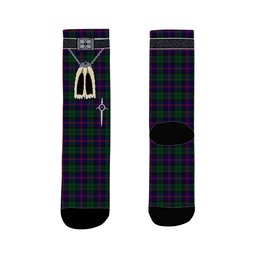 ScotsTee Shop Scottish Urquhart Clan Highland Kilt Sporran Tartan Socks