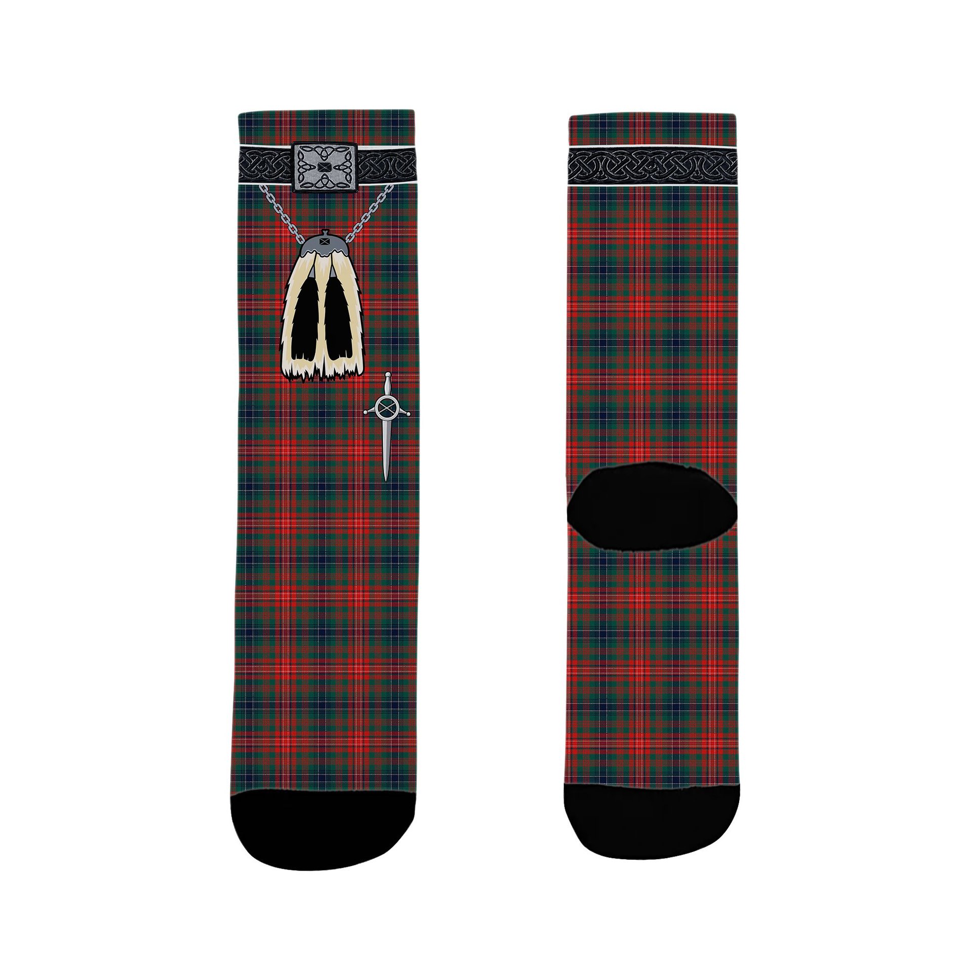ScotsTee Shop Scottish Wilson Modern Clan Clan Highland Kilt Sporran Tartan Socks