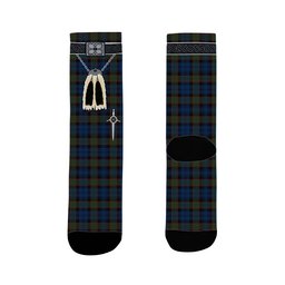 ScotsTee Shop Scottish Riddoch Clan Highland Kilt Sporran Tartan Socks