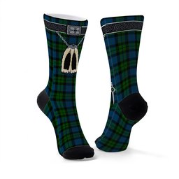 ScotsTee Shop Scottish McCoy Clan Highland Kilt Sporran Tartan Socks
