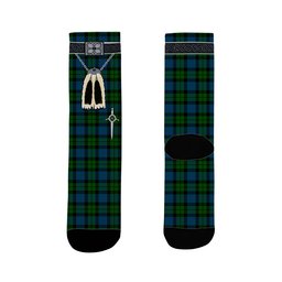 ScotsTee Shop Scottish McCoy Clan Highland Kilt Sporran Tartan Socks
