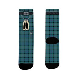 ScotsTee Shop Scottish Thomson Ancient Clan Highland Kilt Sporran Tartan Socks