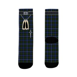 ScotsTee Shop Scottish Robertson Hunting Clan Highland Kilt Sporran Tartan Socks