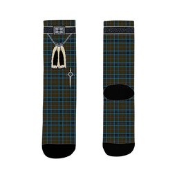 ScotsTee Shop Scottish Thompson Hunting Clan Highland Kilt Sporran Tartan Socks