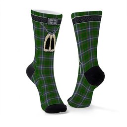 ScotsTee Shop Scottish Pringle Clan Highland Kilt Sporran Tartan Socks