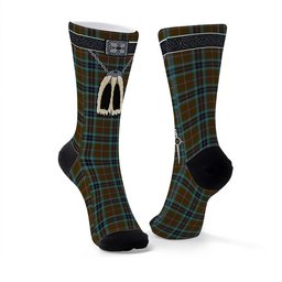ScotsTee Shop Scottish MacTavish Hunting Clan Highland Kilt Sporran Tartan Socks