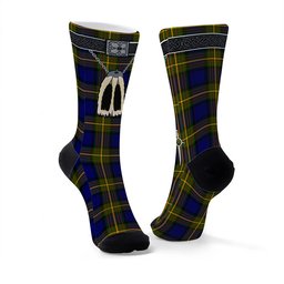 ScotsTee Shop Scottish Muir Clan Highland Kilt Sporran Tartan Socks