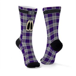 ScotsTee Shop Scottish MacRae Dress Purple 1 Clan Highland Kilt Sporran Tartan Socks