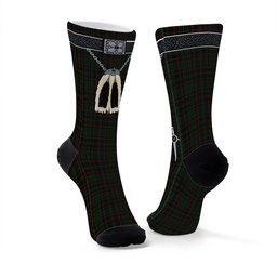ScotsTee Shop Scottish Renwick Clan Highland Kilt Sporran Tartan Socks