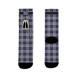 ScotsTee Shop Scottish MacPherson Dress Blue Clan Highland Kilt Sporran Tartan Socks