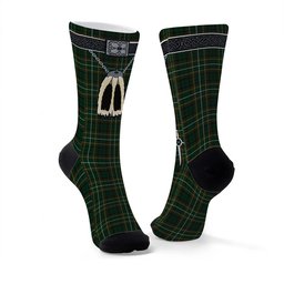 ScotsTee Shop Scottish MacStumer Hunting Clan Highland Kilt Sporran Tartan Socks