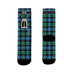 ScotsTee Shop Scottish Mitchell Ancient Clan Highland Kilt Sporran Tartan Socks
