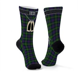 ScotsTee Shop Scottish Maresh Clan Highland Kilt Sporran Tartan Socks
