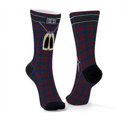 ScotsTee Shop Scottish Mar Dress Clan Highland Kilt Sporran Tartan Socks