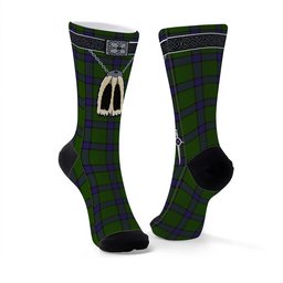 ScotsTee Shop Scottish MacWilliam Hunting Clan Highland Kilt Sporran Tartan Socks