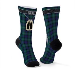 ScotsTee Shop Scottish Thomson Modern Clan Highland Kilt Sporran Tartan Socks