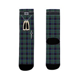 ScotsTee Shop Scottish Stevenson Clan Highland Kilt Sporran Tartan Socks