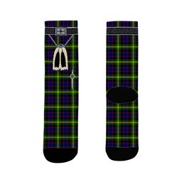 ScotsTee Shop Scottish Watson Modern Clan Highland Kilt Sporran Tartan Socks