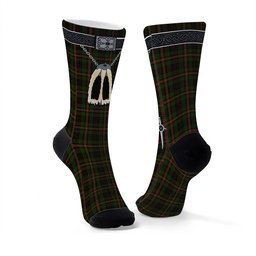 ScotsTee Shop Scottish Pilette of Kinnear Clan Highland Kilt Sporran Tartan Socks