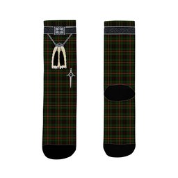 ScotsTee Shop Scottish Pilette of Kinnear Clan Highland Kilt Sporran Tartan Socks