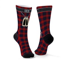 ScotsTee Shop Scottish McKnight Dress Clan Highland Kilt Sporran Tartan Socks