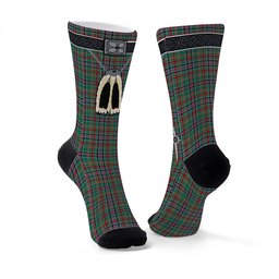 ScotsTee Shop Scottish Russell Old Ancient Clan Highland Kilt Sporran Tartan Socks