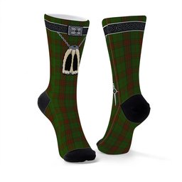 ScotsTee Shop Scottish Maxwell Hunting SC Clan Highland Kilt Sporran Tartan Socks