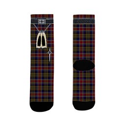 ScotsTee Shop Scottish Ruxton Clan Highland Kilt Sporran Tartan Socks