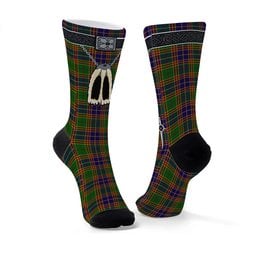 ScotsTee Shop Scottish Stevenson Old Clan Highland Kilt Sporran Tartan Socks