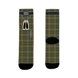ScotsTee Shop Scottish O_Farrell Clan Highland Kilt Sporran Tartan Socks