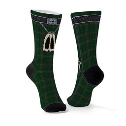 ScotsTee Shop Scottish MacRae Clan Highland Kilt Sporran Tartan Socks