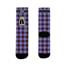ScotsTee Shop Scottish Rutherford SC Clan Highland Kilt Sporran Tartan Socks