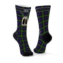 ScotsTee Shop Scottish Watson Clan Highland Kilt Sporran Tartan Socks