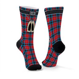 ScotsTee Shop Scottish MacTavish Modern Clan Highland Kilt Sporran Tartan Socks