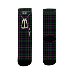 ScotsTee Shop Scottish Urquhart Modern Clan Highland Kilt Sporran Tartan Socks
