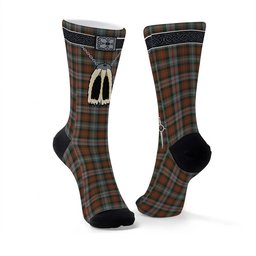 ScotsTee Shop Scottish Murray of Atholl Weathered Clan Highland Kilt Sporran Tartan Socks