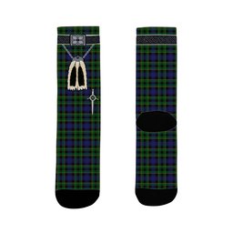 ScotsTee Shop Scottish Mowat Clan Highland Kilt Sporran Tartan Socks