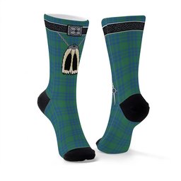 ScotsTee Shop Scottish Montgomery Ancient Clan Highland Kilt Sporran Tartan Socks
